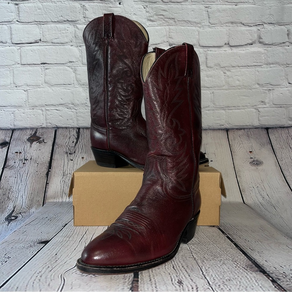 ✅SOLD✅ Dan Post Western Leather Cowboy Boots - Picture 4 of 17